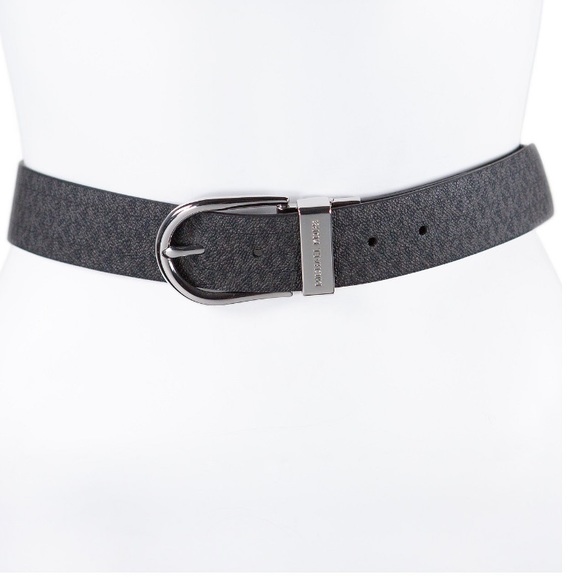 Michael Kors | Logo-Print Reversible Belt - Picture 4 of 5